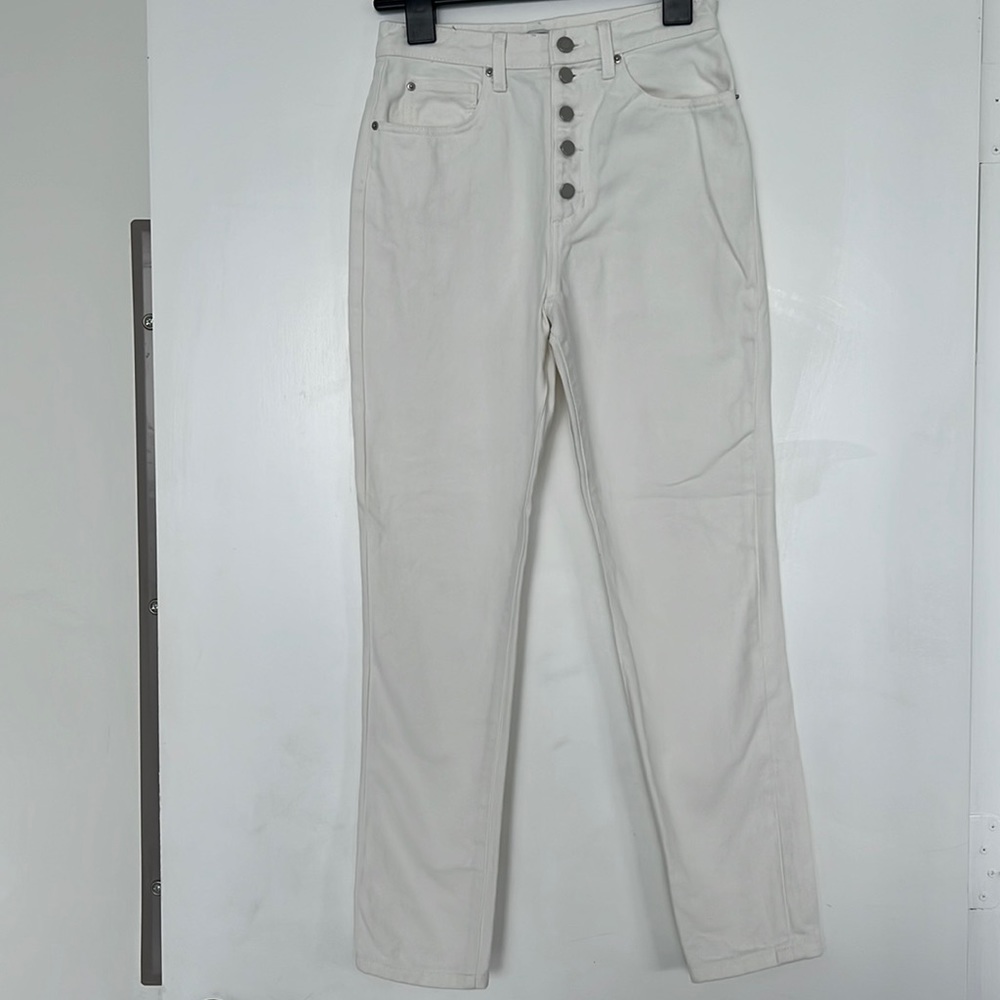WeWoreWhat white denim mom fit jeans size 25